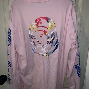 Billionaire Boys Club Salmon Pink Long Sleeve T-Shirt.